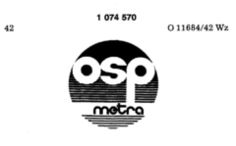 osp metra Logo (DPMA, 21.09.1984)