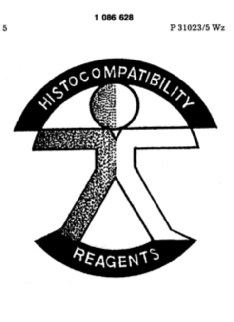 HISTOCOMPATIBILITY REAGENTS Logo (DPMA, 03.01.1984)