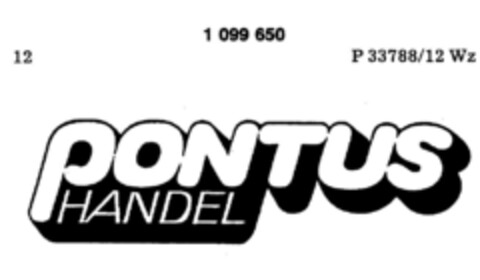 PONTUS HANDEL Logo (DPMA, 17.04.1986)