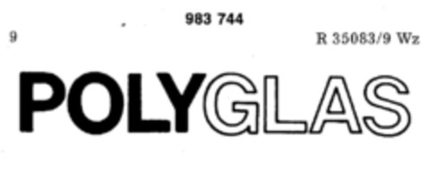 POLYGLAS Logo (DPMA, 12.04.1978)