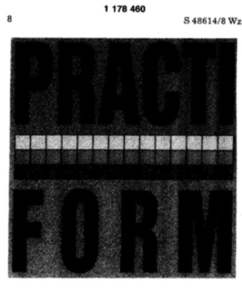 PRACTI FORM Logo (DPMA, 16.06.1989)