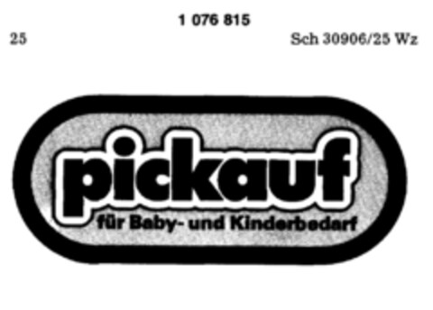 pickauf für Baby- und Kinderbedarf Logo (DPMA, 22.02.1984)