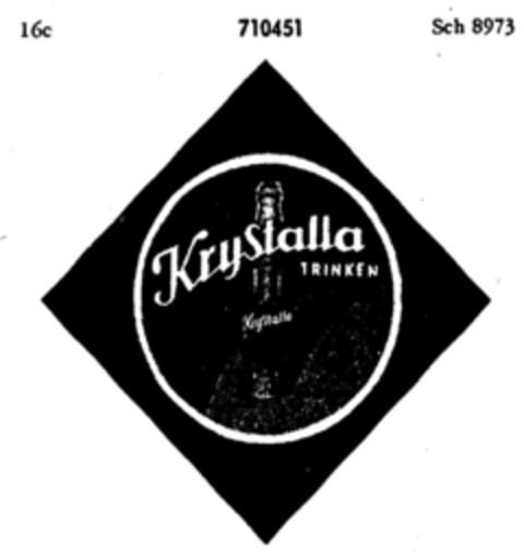 KryStalla TRINKEN Logo (DPMA, 29.09.1956)