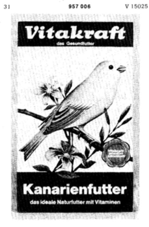 Vitakraft Kanarienfutter Logo (DPMA, 03.03.1976)