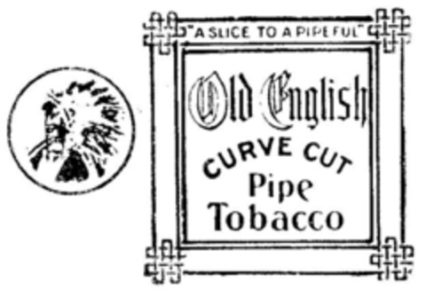 Old English CURVE CUT Pipe Tobacco Logo (DPMA, 19.08.1954)