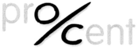 pro cent Logo (DPMA, 02.04.2001)