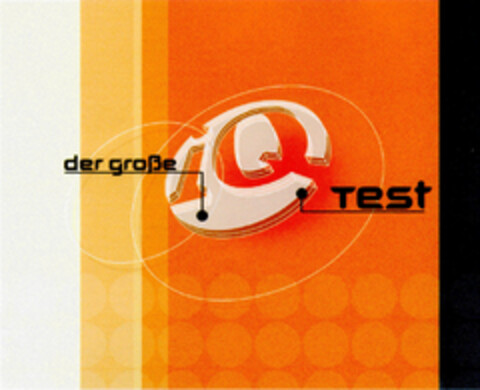 der große iQ Test Logo (DPMA, 14.08.2001)
