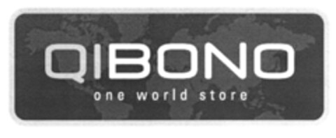 QIBONO one world store Logo (DPMA, 04/14/2009)