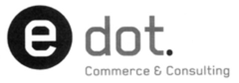 e dot. Commerce & Consulting Logo (DPMA, 06/16/2011)