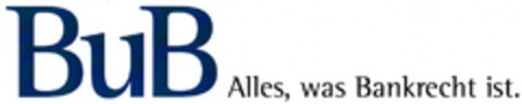 BuB Alles, was Bankrecht ist. Logo (DPMA, 04.05.2012)