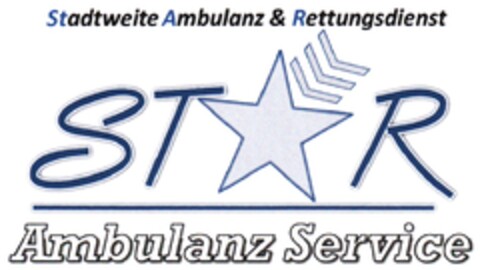 Stadtweite Ambulanz & Rettungsdienst STAR Ambulanz Service Logo (DPMA, 13.10.2012)