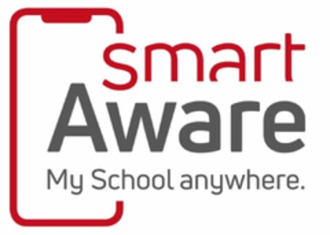 Smart Aware My School anywhere. Logo (DPMA, 02.07.2020)