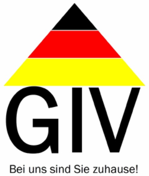 GIV Bei uns sind Sie zuhause! Logo (DPMA, 05.05.2020)