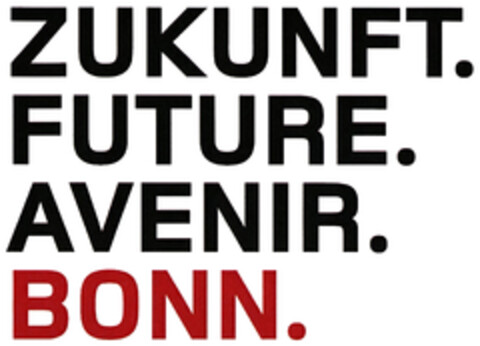 ZUKUNFT. FUTURE. AVENIR. BONN. Logo (DPMA, 30.08.2022)