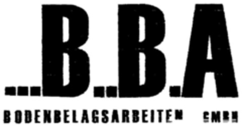 B.B.A BODENBELAGSARBEITEN GMBH Logo (DPMA, 03/18/2002)