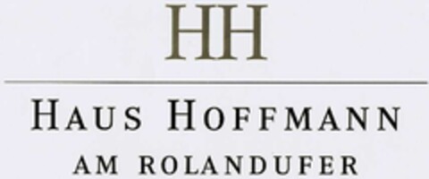 HH HAUS HOFFMANN AM ROLANDUFER Logo (DPMA, 10/28/2002)