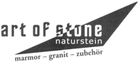 art of stone naturstein marmor - granit - zubehör Logo (DPMA, 28.11.2002)