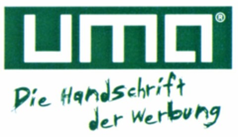 uma Die Handschrift der Werbung Logo (DPMA, 21.04.2005)