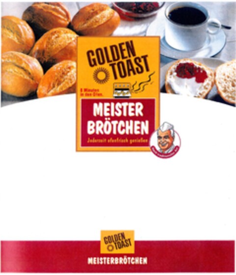 GOLDEN TOAST MEISTERBRÖTCHEN Logo (DPMA, 12.02.2007)