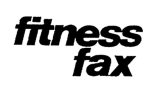 fitness fax Logo (DPMA, 06/28/1995)