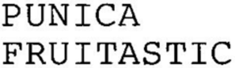 PUNICA FRIUTASTIC Logo (DPMA, 08.09.1997)