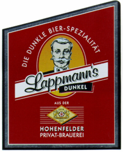 Lappmann's DUNKEL Logo (DPMA, 02.03.1998)