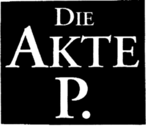 DIE AKTE P. Logo (DPMA, 06/03/1998)