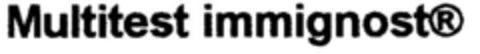 Multitest immignost R Logo (DPMA, 20.10.1998)