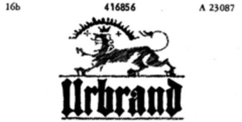 Urbrand Logo (DPMA, 30.12.1929)