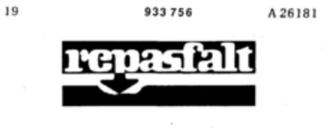 repasfalt Logo (DPMA, 02.08.1974)