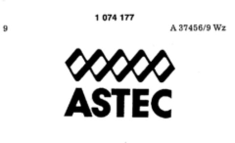 ASTEC Logo (DPMA, 08/19/1983)