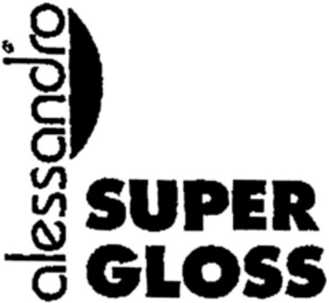 alessandro SUPER GLOSS Logo (DPMA, 02/26/1992)