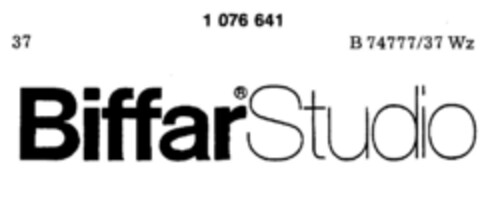 BiffarStudio Logo (DPMA, 06/16/1984)