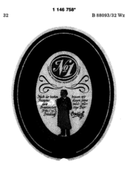 BRINKHOFF`S No 1 Logo (DPMA, 31.08.1989)