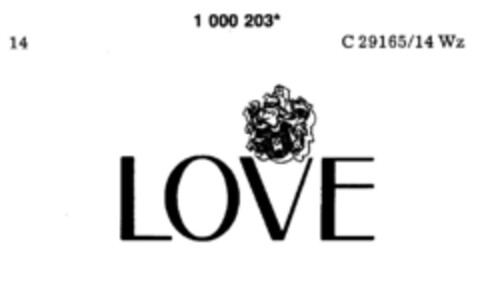 LOVE Logo (DPMA, 29.02.1980)