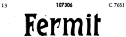 Fermit Logo (DPMA, 27.12.1907)