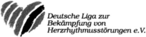 Deutsche Liga zur Bekämpfung von Herzrhythmusstörungen e.V. Logo (DPMA, 25.07.1992)