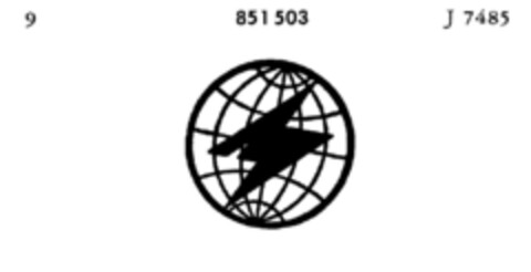 851503 Logo (DPMA, 11.11.1967)