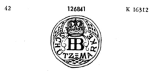 HB SCHUTZ=MARKE Logo (DPMA, 08.04.1909)