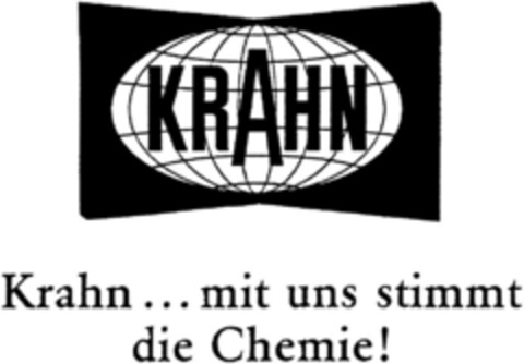 KRAHN... mit uns stimmt die Chemie! Logo (DPMA, 09.01.1993)