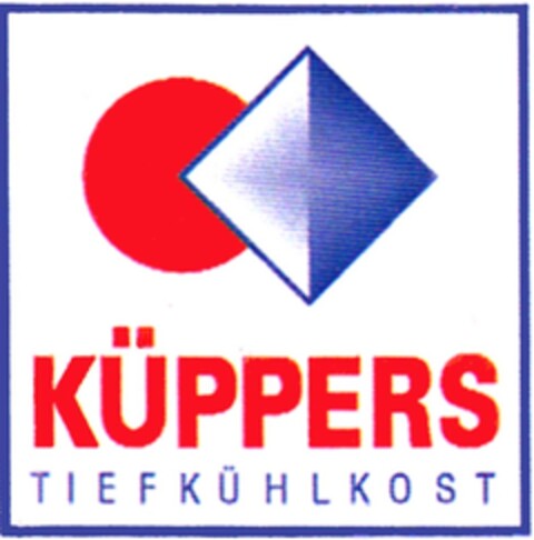 KÜPPERS TIEFKÜHLKOST Logo (DPMA, 11.10.1993)