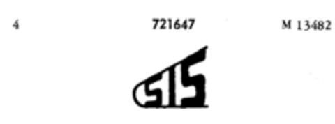 SIS Logo (DPMA, 05.04.1958)