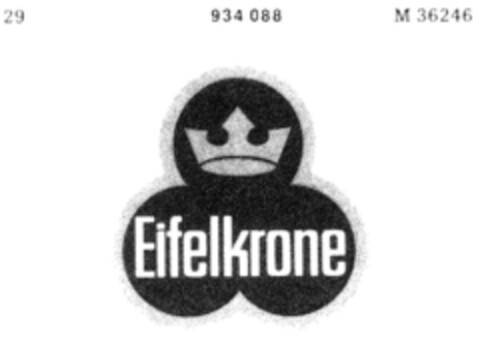 Eifelkrone Logo (DPMA, 08.09.1972)