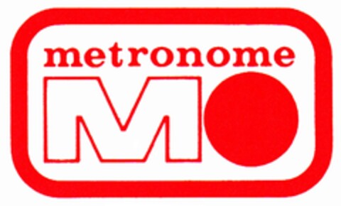 metronome (MO) Logo (DPMA, 20.03.1974)
