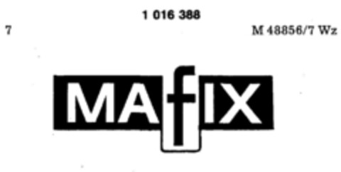 MAfIX Logo (DPMA, 11.10.1980)