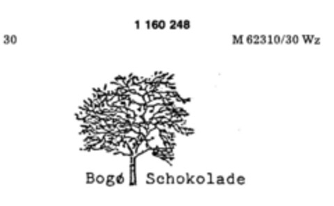 Bogø Schokolade Logo (DPMA, 02/12/1988)