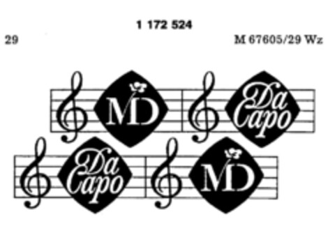 MD Da Capo Logo (DPMA, 19.06.1990)