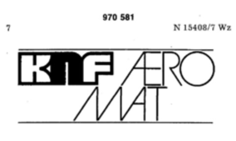 KnF AERO MAT Logo (DPMA, 05/14/1977)