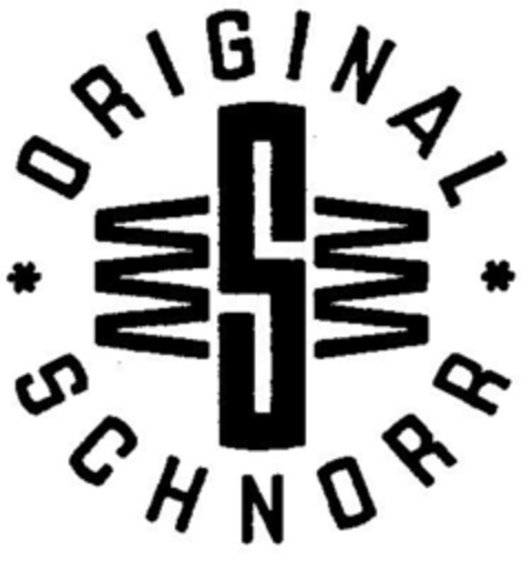 ORIGINAL SCHNORR Logo (DPMA, 19.10.1966)
