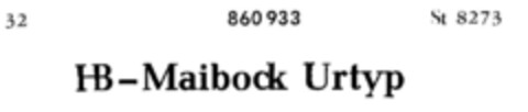 HB-Maibock Urtyp Logo (DPMA, 29.05.1968)